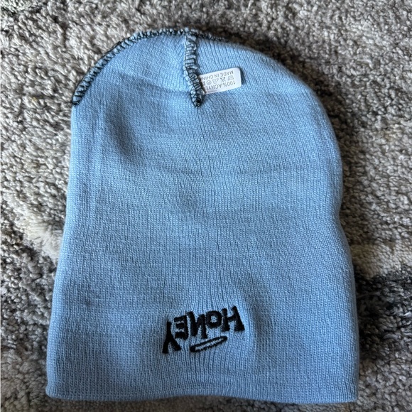 Honey Blue Beanie Cap - Picture 2 of 4